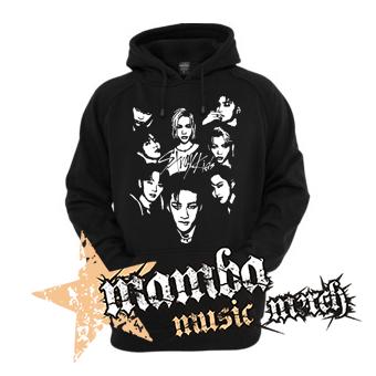 STRAY KIDS - Logo Band - čierna detská mikina