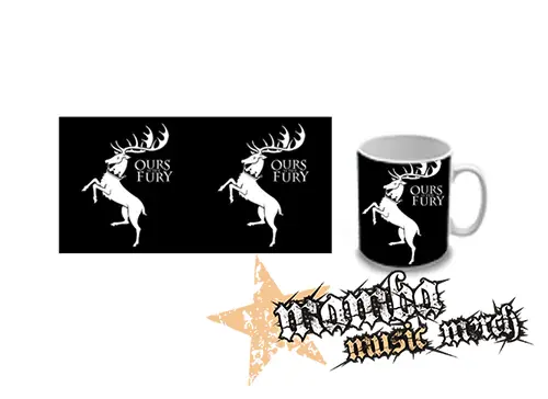 Hrnček - GAME OF THRONES - OURS IS THE FURY - House Baratheon