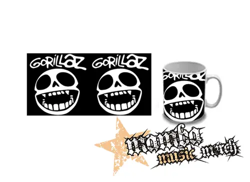 Hrnček - GORILLAZ - Noodle Skull Face