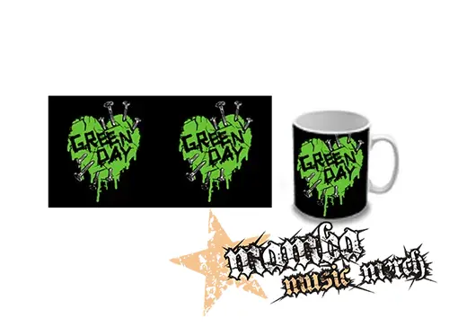 Hrnček - GREEN DAY - Green Heart