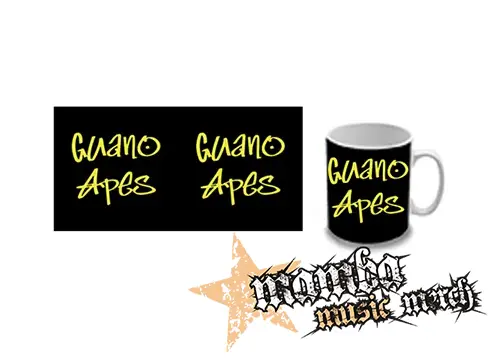 Hrnček - GUANO APES - Logo Yellow