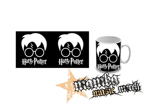 Hrnček - HARRY POTTER - Glasses Bold Crest With Logo