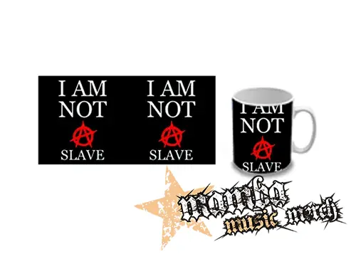 Hrnček - I AM NOT A SLAVE - Červené A