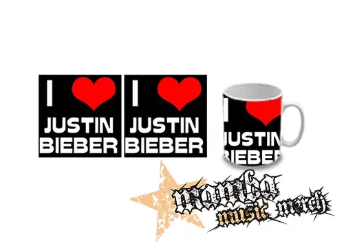 Hrnček - I LOVE JUSTIN BIEBER
