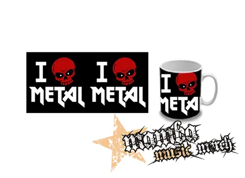 Hrnček - I LOVE METAL