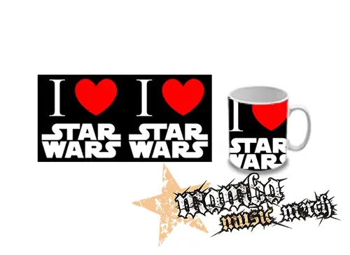 Hrnček - I LOVE STAR WARS