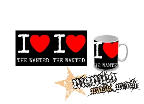Hrnček - I LOVE THE WANTED