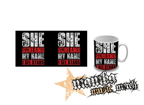 Hrnček - I SEE STARS - She Screams My Name