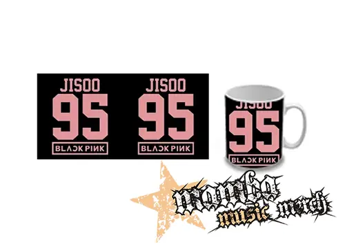 Hrnček - JISOO 95 - BLACKPINK - Pink Number Years