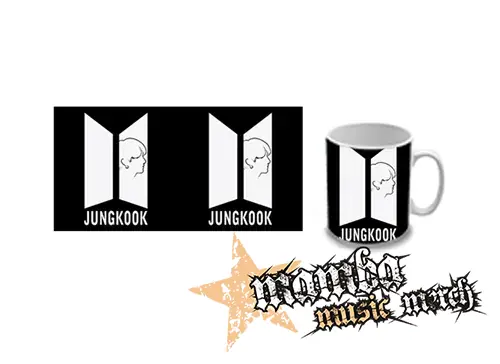 Hrnček - JUNGKOOK - BTS Logo & Portrait