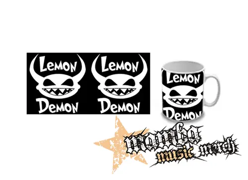 Hrnček - LEMON DEMON - Logo White