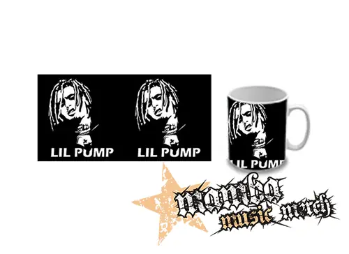 Hrnček - LIL PUMP - Logo & Portrait
