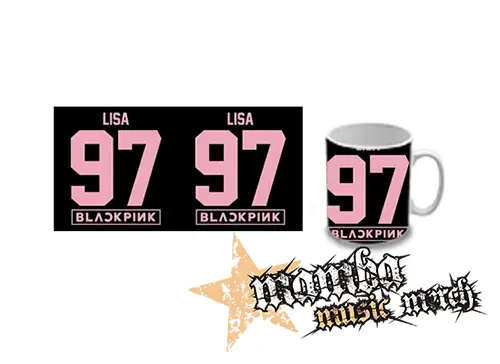 Hrnček - LISA 97 - BLACKPINK - Pink Number Years