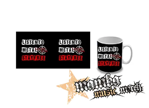 Hrnček - LUNATIC GODS - Listen To Metal Stay Free Motive 4