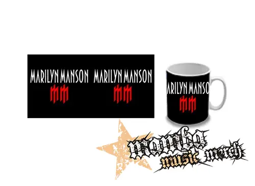 Hrnček - MARILYN MANSON - Logo Crest