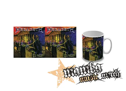 Hrnček - MEGADETH - he System Has Failed
