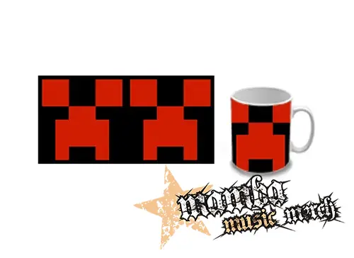Hrnček - MINECRAFT - Red Creeper