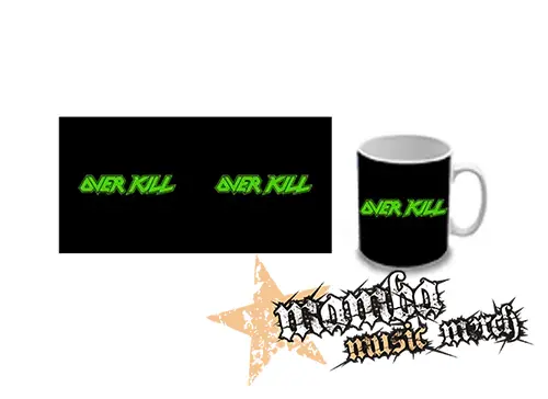 Hrnček - OVERKILL - Logo Green