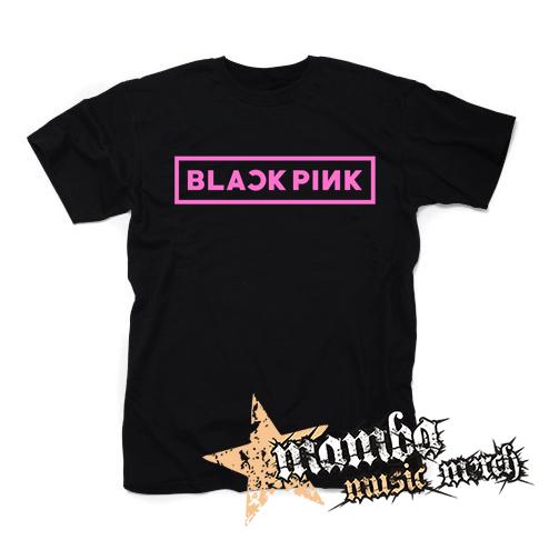 BLACKPINK - Logo - čierne detské tričko