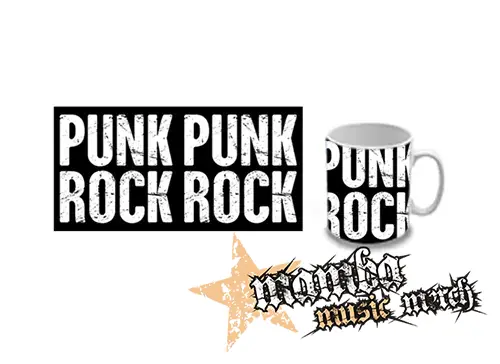 Hrnček - PUNKROCK - Logo Motív 2