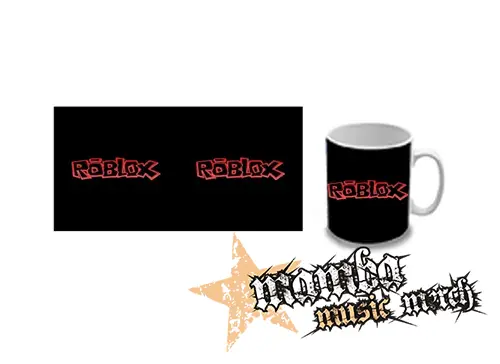 Hrnček - ROBLOX - Logo Red White