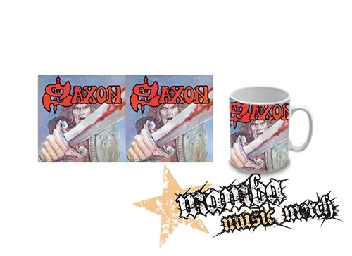 Hrnček - SAXON - Debut Album Cover