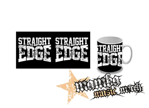 Hrnček - STRAIGHT EDGE - Logo Motive 2