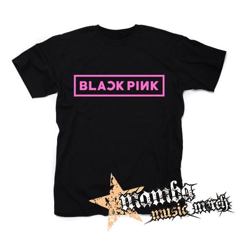 BLACKPINK - Logo - čierne pánske tričko