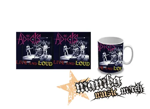 Hrnček - THE ADICTS - Live and Loud