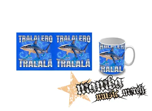 Hrnček - TRALALERO TRALALA - Blue Poster