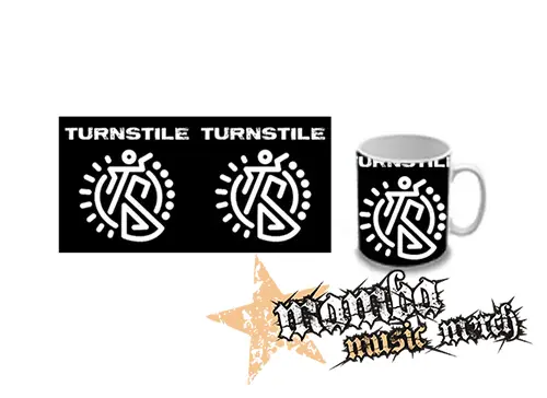 Hrnček - TURNSTILE - Logo Crest
