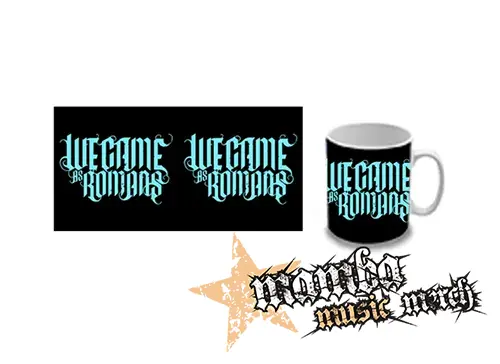 Hrnček - WE CAME AS ROMANS - Cyan Logo