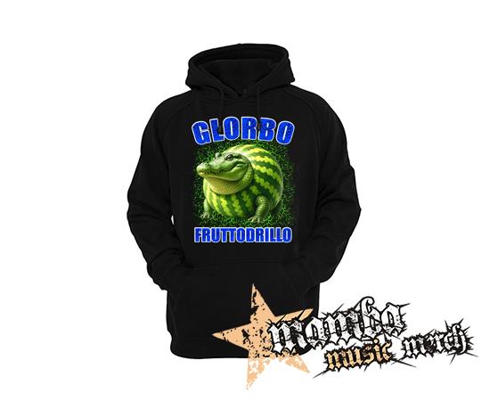 GLORBO FRUTTODRILLO - Italian Brainrot Meme - čierna detská mikina