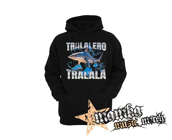 TRALALERO TRALALA - Italian Brainrot Meme - čierna detská mikina
