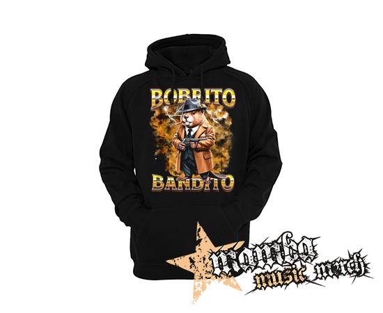 BOBRITO BANDITO - Italian Brainrot Meme - čierna detská mikina