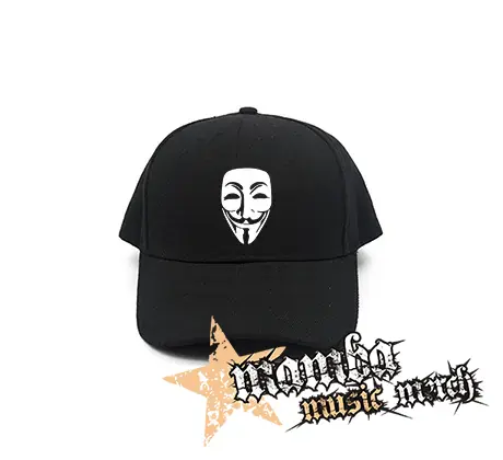 ANONYMOUS - čierna šiltovka