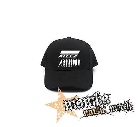 ATEEZ - Logo & Silhouette - čierna šiltovka