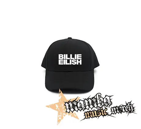 BILLIE EILISH - Logo Bold na ČIERNE - čierna šiltovka