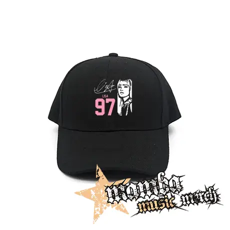 BLACKPINK - Lisa 97 Signature Portrait - čierna šiltovka