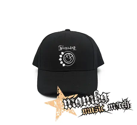 BLINK 182 - Logo & Smile - čierna šiltovka