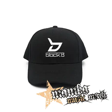 BLOCK B - Logo - čierna šiltovka