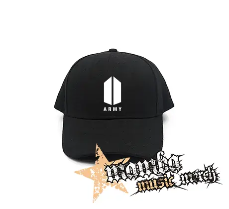 BTS - BANGTAN BOYS - Army Logo - čierna šiltovka