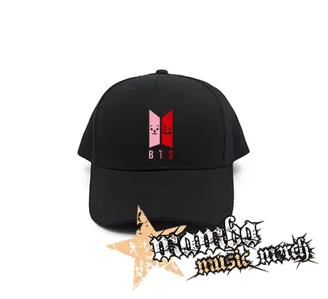 BTS - Emoji BT21 Logo COLOUR - čierna šiltovka