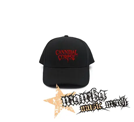 CANNIBAL CORPSE - Red Logo - čierna šiltovka