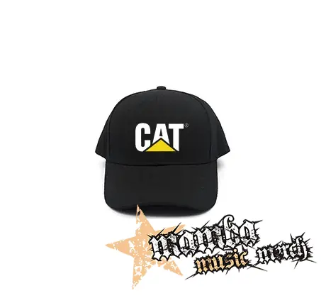 CAT - Logo - čierna šiltovka