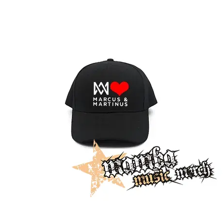 I LOVE MARCUS & MARTINUS - Motive 1 - čierna šiltovka