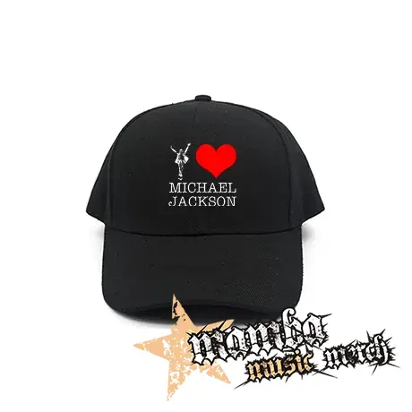 I LOVE MICHAEL JACKSON - čierna šiltovka
