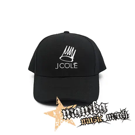J COLE - Logo - čierna šiltovka