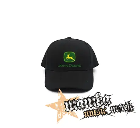 JOHN DEERE - Logo Yellow Green - čierna šiltovka
