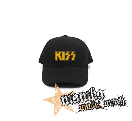 KISS - Yellow Logo - čierna šiltovka